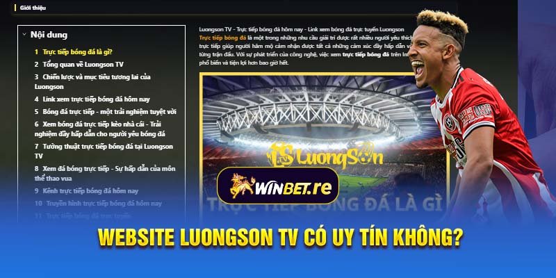Website luongson tv có uy tín không?